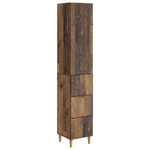 vidaXL Schrankset 2 stk. Altholz Holzwerkstoff