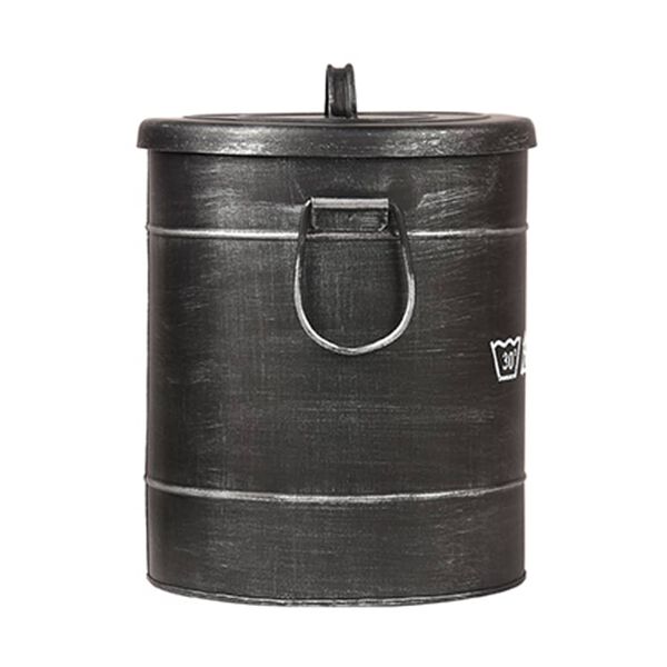 LABEL51 W&auml;schebeh&auml;lter 26x26x33 cm S Antik-Schwarz