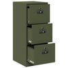 vidaXL Aktenschrank Olive Grün 44 x 50 x 106,5 cm Kaltgewalzter Stahl