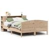 vidaXL Massivholzbett mit Regal ohne Matratze 160x200 cm Kiefer