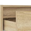 vidaXL TV-Schrank mit LED-Leuchten Sonoma-Eiche 75x35,5x25 cm