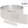 vidaXL Raseneinfassung Silber 450 x 0,05 x 15 cm Edelstahl