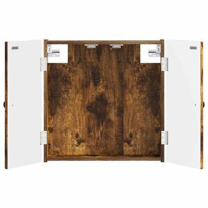 vidaXL Dartboard Schrank BREDA Raucheiche 52,5 x 10,5 x 53,5 cm