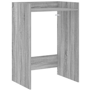 vidaXL Waschmaschinen-Schrank Graues Sonoma 67,5 x 48 x 97 cm
