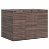 vidaXL Garten-Kissenbox PE Rattan 145x100x103 cm Braun