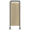 vidaXL Küchenwagen Sonoma-Eiche 70x30x82 cm Holzwerkstoff