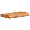 vidaXL Wandregale 2 Stk. 30x20x3,5 cm Massivholz Akazie