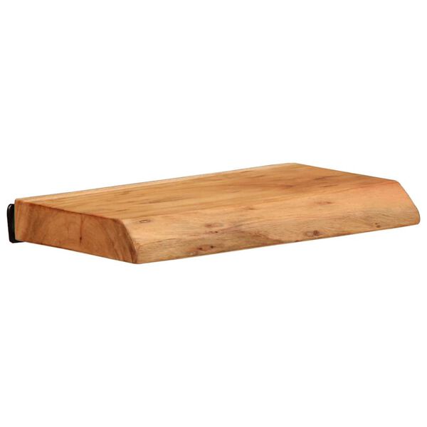 vidaXL Wandregale 2 Stk. 30x20x3,5 cm Massivholz Akazie