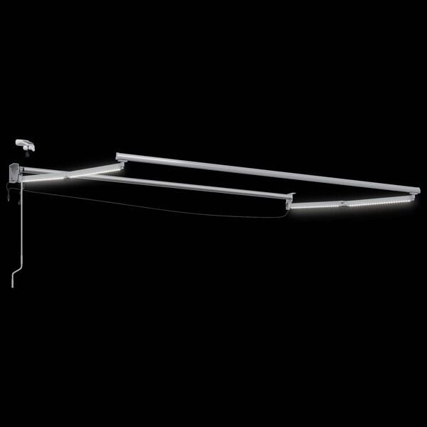 vidaXL Elektrische ausziehbare Markise Beige 2,5 x 2 m