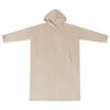 vidaXL Decken-Hoodie Beige M Flanell