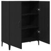 vidaXL Sideboard Schwarz Eichen-Optik 69,5x34x90 cm Holzwerkstoff
