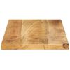 vidaXL Tischplatte 60x20x2,5 cm Rechteckig Raues Massivholz Mango