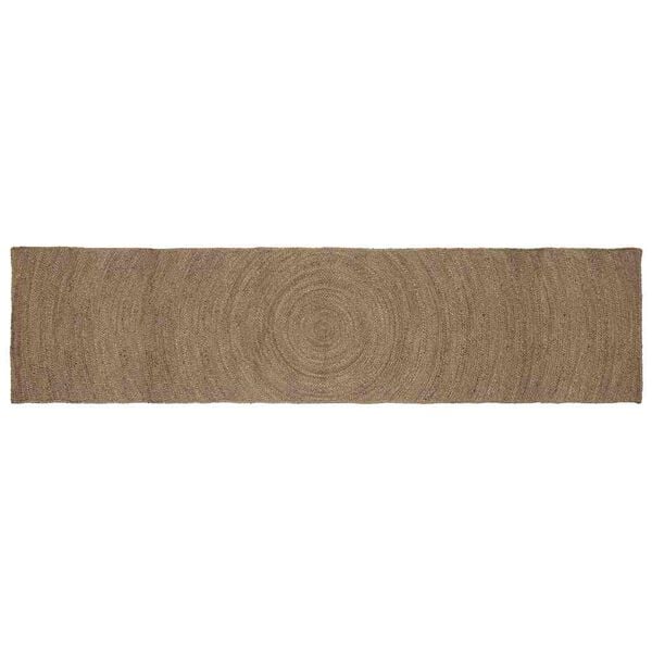 vidaXL Bereichsteppiche Rechtwinklig Grau 80 x 400 cm Jute