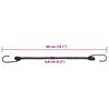 vidaXL Gummiseile Reflektierend mit Haken 50 Stk. 46 cm