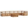 vidaXL Outdoor-Sofagarnitur 7 stk. Natur