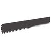 vidaXL Raseneinfassung 20 pcs 103 x 15 cm Stahl Schwarz