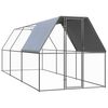 vidaXL Outdoor-H&uuml;hnerk&auml;fig 2x6x2 m Verzinkter Stahl