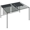 vidaXL Pavillon mit Ausziehbarem Dach 4x3x2,3 m Anthrazit 180 g/m&sup2;