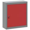 vidaXL Werkzeugschrank mit Regal Rot und Grau 50 x 20 x 55 cm