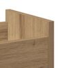 vidaXL Schrank Mit Rad Artisan-Eiche 60 x 22 x 79 cm