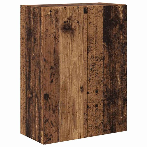 vidaXL TV-Wandschrank Altholz 59,5 x 31 x 80 cm Holzwerkstoff