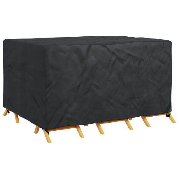 vidaXL M&ouml;belbezug Uni Schwarz 180 x 150 x 85 cm 420D