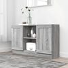 vidaXL Sideboard Grau Sonoma 120x30,5x70 cm Holzwerkstoff