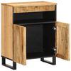 vidaXL Sideboard 60x34x75 cm Raues Massives Mangoholz