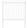 vidaXL Gartenzaun WOERDEN 2 stk. 3,4 x 1,2 m Pulverbeschichteter Stahl