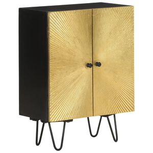 vidaXL Sideboard 55x30x75 cm Massivholz Mango