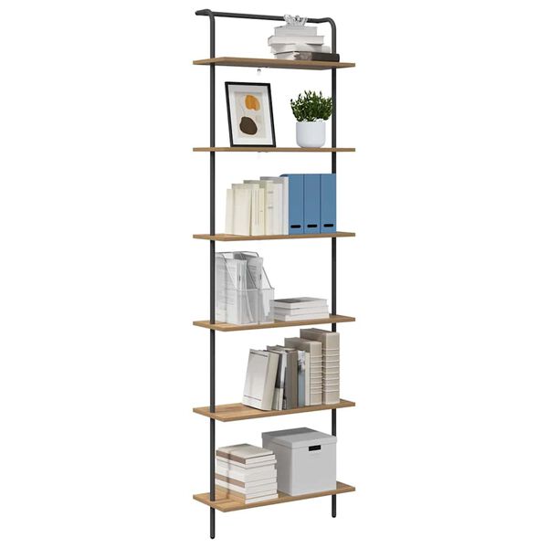 vidaXL B&uuml;cherregal Artisan-Eiche 60 x 24 x 203 cm Holzwerkstoff