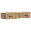 vidaXL Wandmontierter Beistelltisch 87,5 x 34,5 x 17 cm Holzwerkstoff