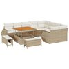 vidaXL Gartensofa-set 12 stk. 12-Sitzanzahl Beige und Creme