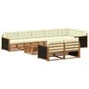 vidaXL Outdoor-Sofagarnitur mit Kissen 9 pcs