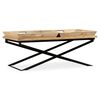 vidaXL Couchtisch Mangoholz Massiv 110 x 55 x 42 cm