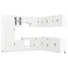 vidaXL 14-tlg. K&uuml;chenschrank-Set Kalmar Wei&szlig; Holzwerkstoff