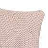 vidaXL Wurfkissen Geflecht mit Kissen 2 pcs Rosa 45 x 45 cm Baumwolle