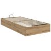 vidaXL Ottoman Bettgestell Artisan-Eiche 90 x 200 cm Holzwerkstoff