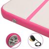 vidaXL Aufblasbare Gymnastikmatte mit Pumpe 300x100x20 cm PVC Rosa