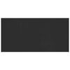 vidaXL Fensterbank Schwarz mit Holzmaserung 100 x 45 x 4,5 cm PVC