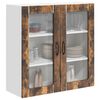 vidaXL K&uuml;chenschrank Ger&auml;ucherte Eiche 80 x 31 x 80 cm Holzwerkstoff