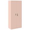 vidaXL Aufbewahrungsschrank Rosa 80 x 40 x 180 cm Stahl