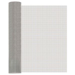 vidaXL Mesh Bildschirm 60 x 200 cm 8 Mesh Edelstahl 201 Silber