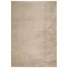 vidaXL Teppich HUARTE Kurzflor Weich und Waschbar Sandfarben 160x230cm