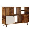 vidaXL Sideboard 118x35x70 cm Massivholz Akazie