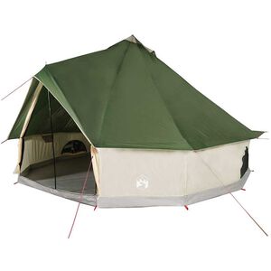 vidaXL Tipi-Familienzelt 12 Personen Gr&uuml;n Wasserdicht