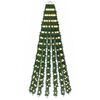 vidaXL LED-Weihnachtsbaum 150 cm 240 LEDs Warmes Wei&szlig; Stahl Gr&uuml;n