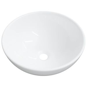 vidaXL Waschbecken Wei&szlig; 28x28x10 cm Keramik