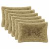 vidaXL Kissenbezug 6 pcs HEERLEN Hellgr&uuml;n 50 x 80 cm PV Fleece