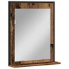 vidaXL Spiegel Altholz 50 x 12 x 60 cm Glas und engineered Holz